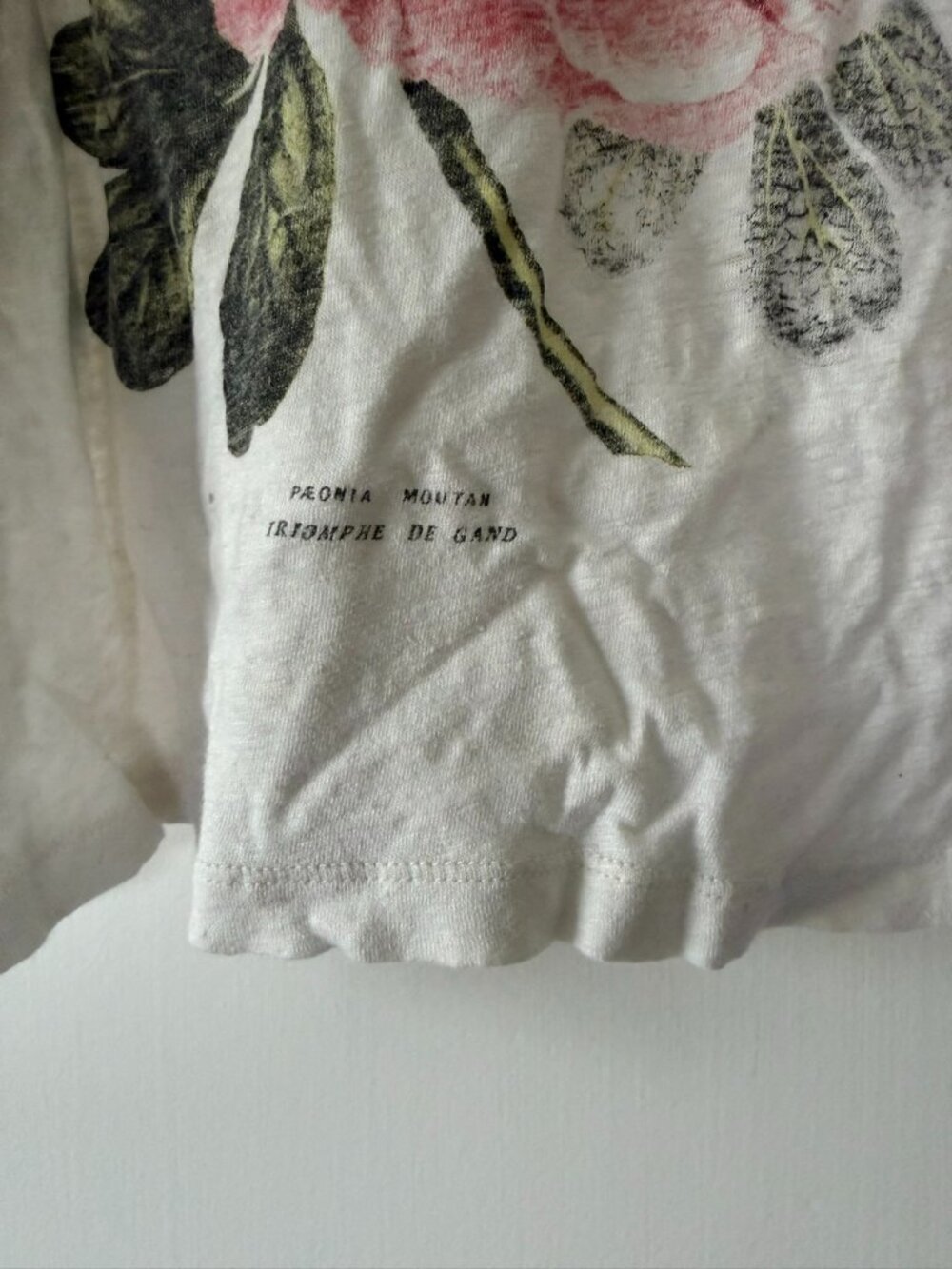 J Crew Peonies Shirt Size M - Picture 2 of 4